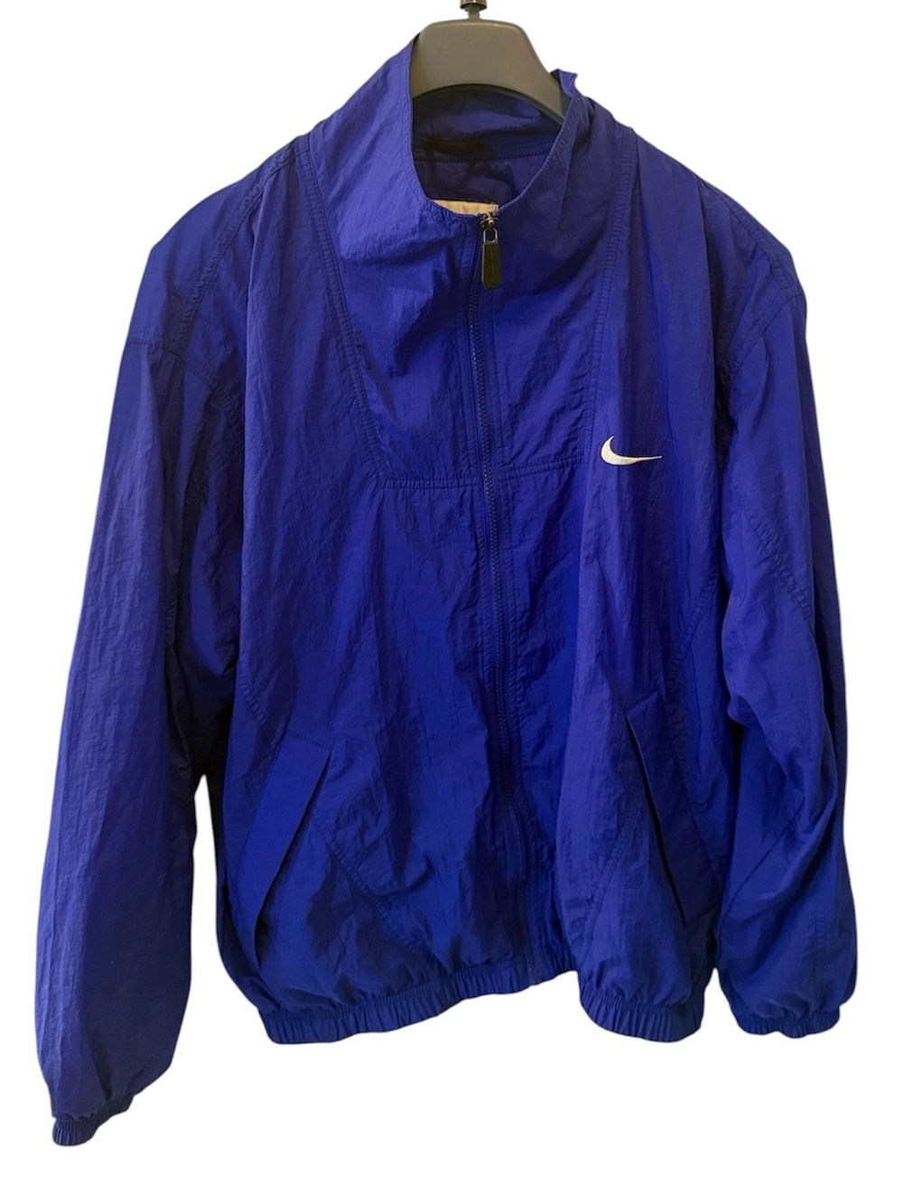 Vintage 90s Nike Blue Windbreaker Jacket Youth XL 16-18